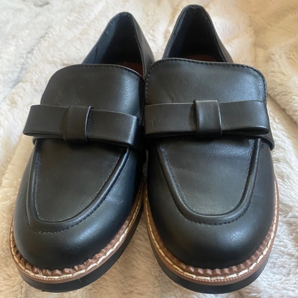 H&M loafers with black bow